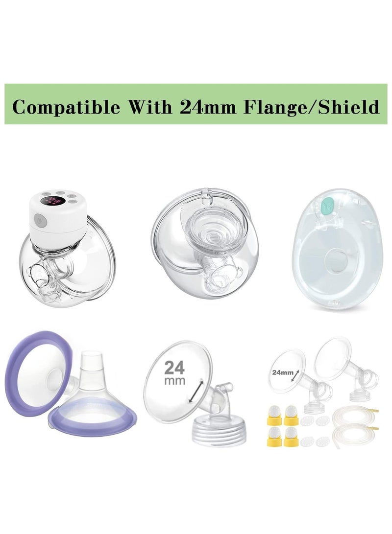 جونيس 3 قطع حلقات تحويل مضخة حليب الثدي - حلقات عملية قابلة للتبديل بمقاسات 17مم، 19مم، 21مم - Image 4